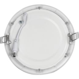 Luceco ECO Circular Fixed  LED Low Profile Slimline Downlight White 12W 960lm