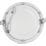 Luceco ECO Circular Fixed  LED Low Profile Slimline Downlight White 12W 960lm
