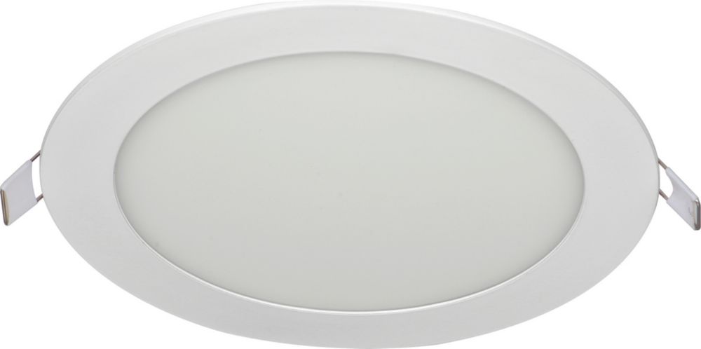 Luceco ECO Circular Fixed  LED Low Profile Slimline Downlight White 12W 960lm