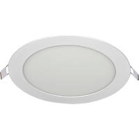 Luceco ECO Circular Fixed  LED Low Profile Slimline Downlight White 17W 960lm