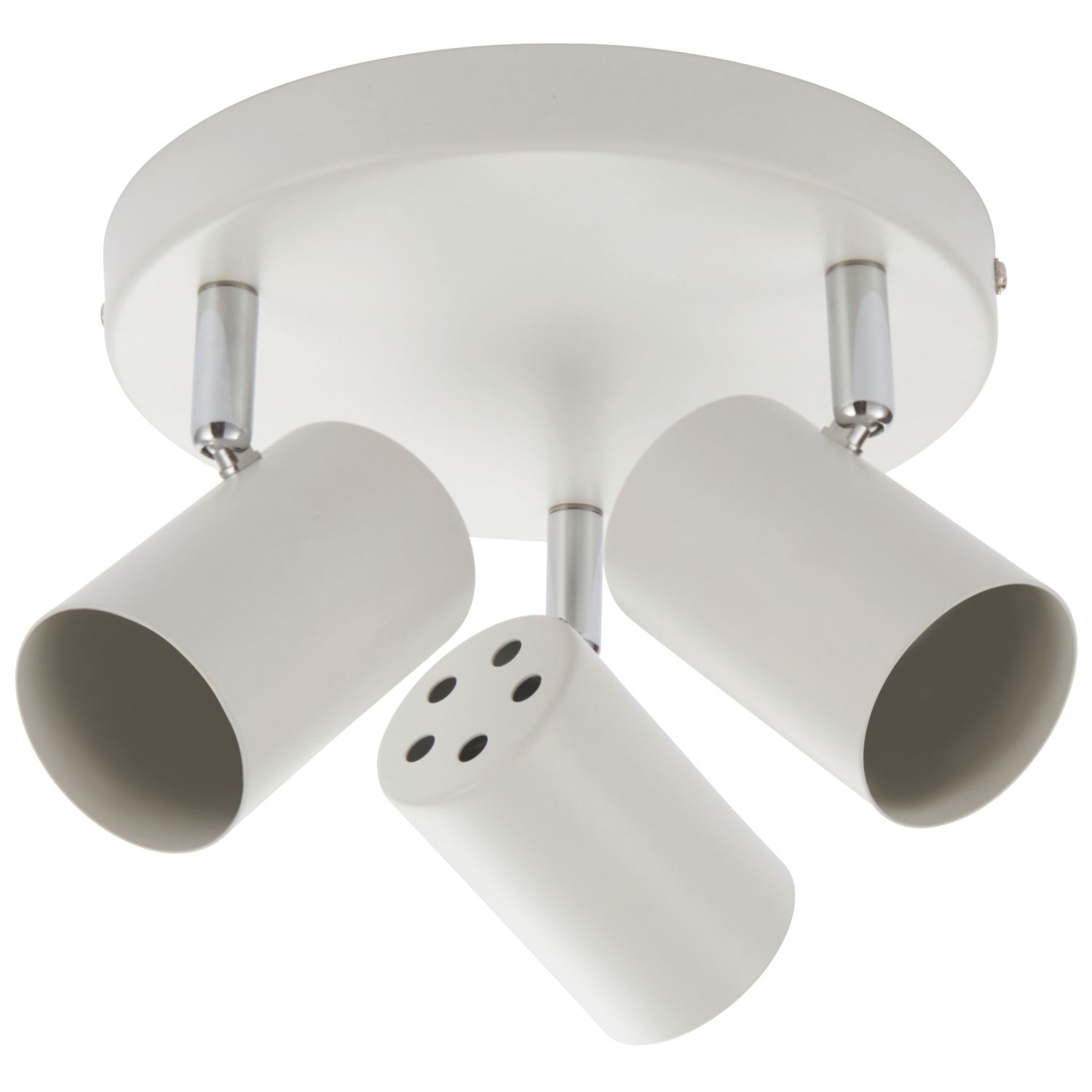 Saxby Toro Round 3-Light Spotlight White (205RE)