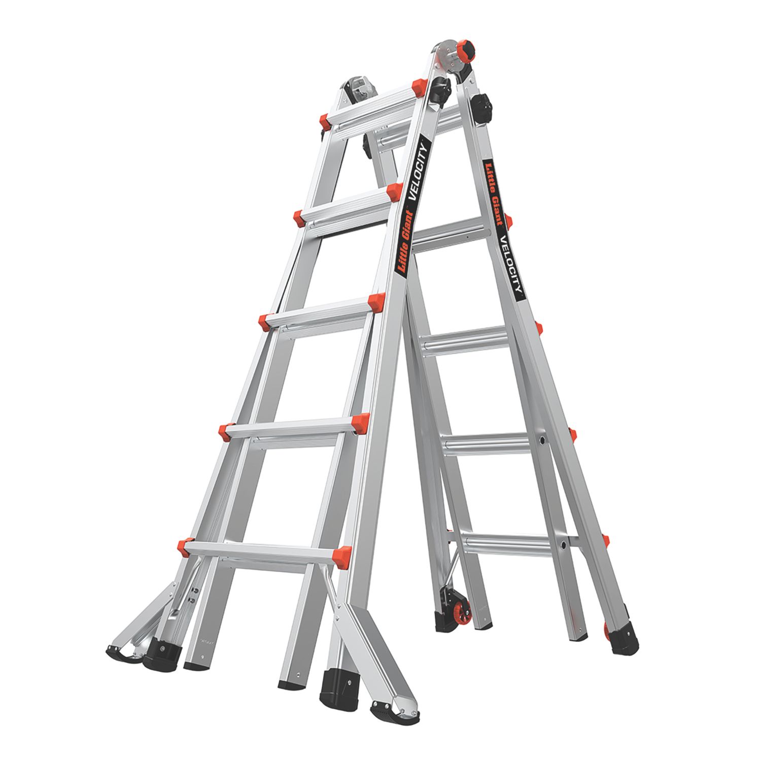 Little Giant Velocity Series 2.0 Aluminium 5.7m Combination Ladder (205RF)