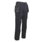 Scruffs Tech Holster Stretch Work Trousers Black 40" W 32" L