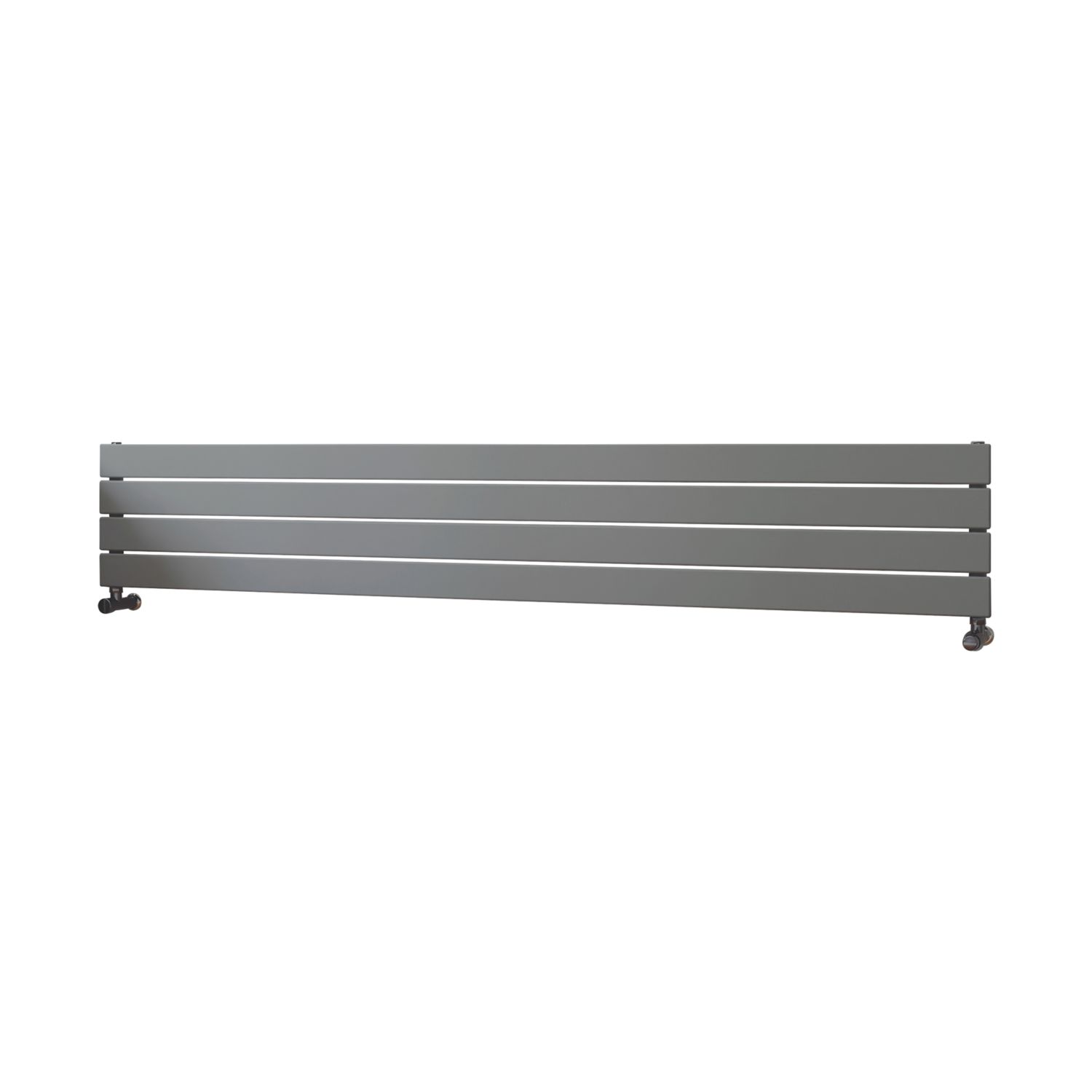 Ximax Oceanus 295mm x 1800mm 2075BTU Silver Horizontal Designer Radiator (205TR)
