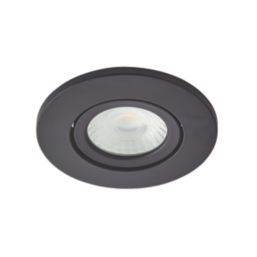 Spa Como Adjustable  Fire Rated LED Downlights Black 5W 500lm 4 Pack