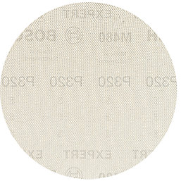 Bosch Expert M480 320 Grit Mesh Wood Sanding Discs 125mm 5 Pack