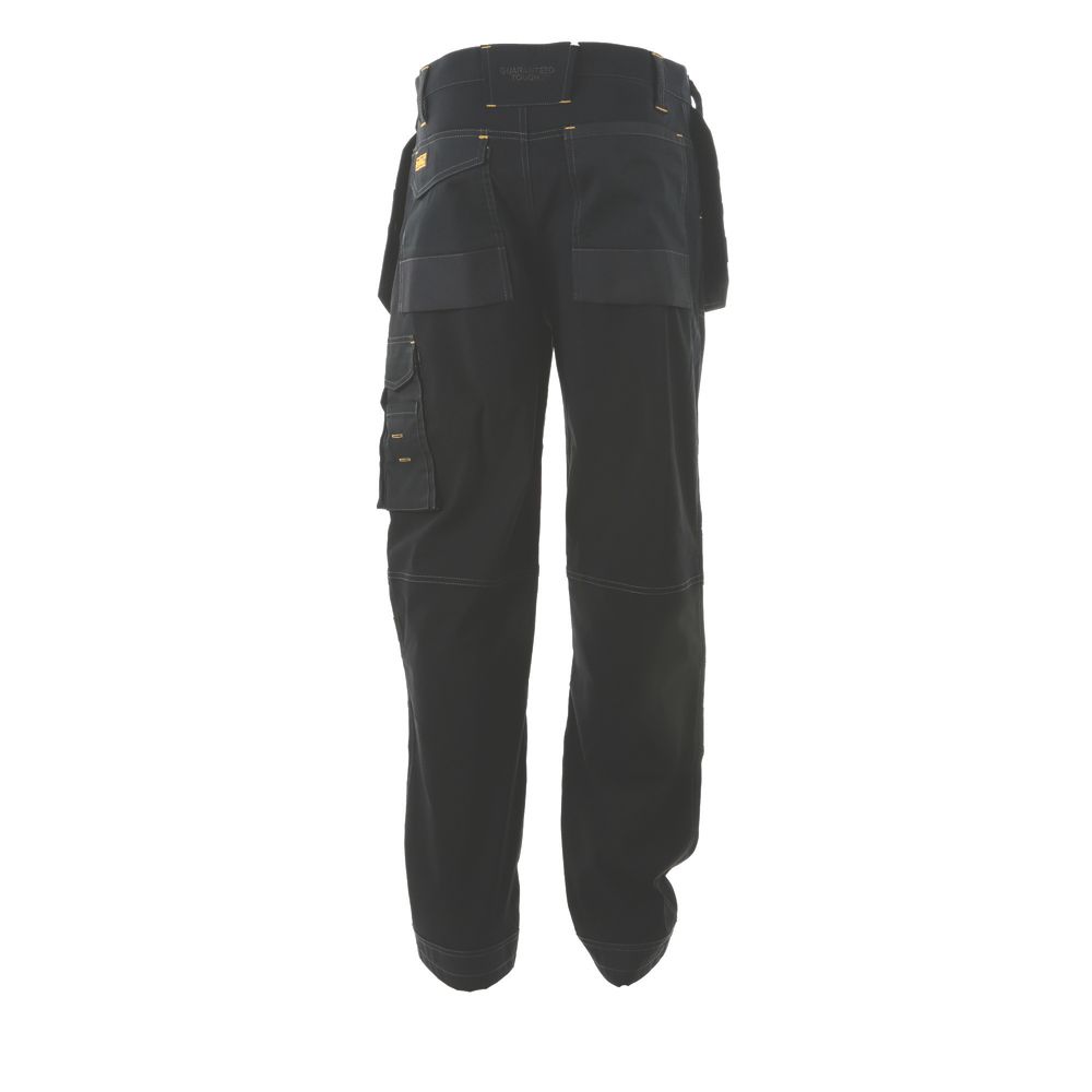 DeWalt Roseville Womens Work Trousers Grey/Black Size 8 29 L - Screwfix