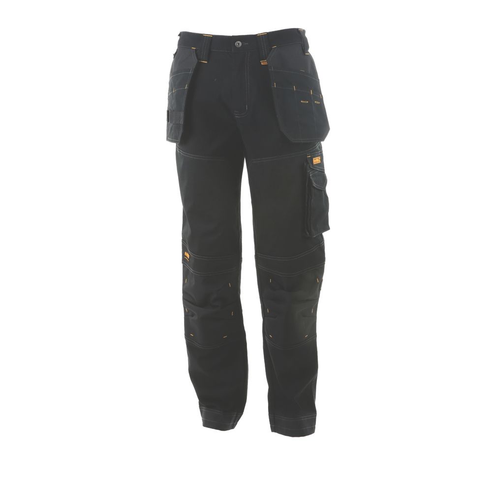 DeWalt Roseville Womens Work Trousers Grey/Black Size 8 29 L - Screwfix