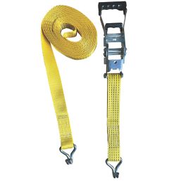 Smith & Locke Ratchet Tie-Down with J-Hooks 8m x 50mm