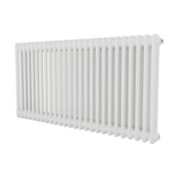 Azur 600mm x 1190mm 3896BTU White Horizontal 2 Column Radiator