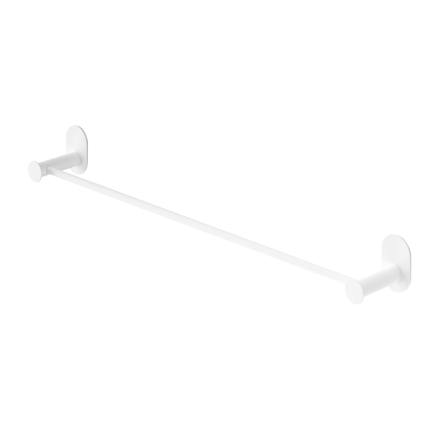 Swirl Caldew Bathroom Towel Rail White 645mm x 80mm x 70mm (205YT)