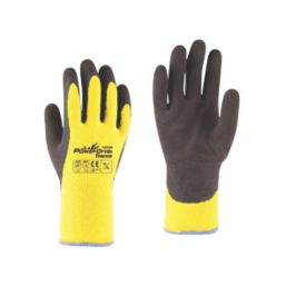Towa PowerGrab Thermo Thermal Grip Gloves Black / Yellow X Large