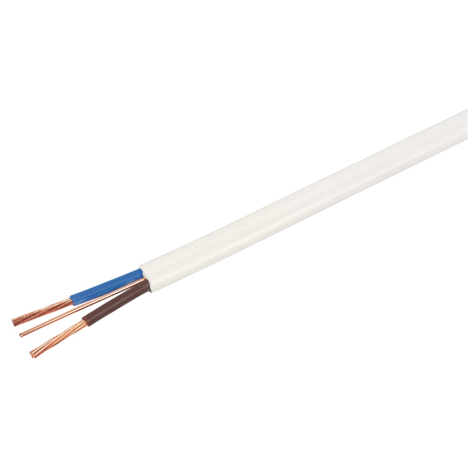 Prysmian 6242BH White 6mm² LSZH Twin & Earth Cable 25m Coil (20660)