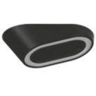 4lite Hampton Wedge LED Black Warm White Under Cabinet Light Without Bezel 2.5W 85lm