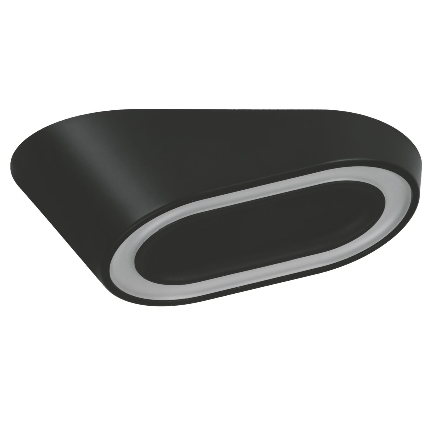 4lite Hampton Wedge LED Black Warm White Under Cabinet Light Without Bezel 2.5W 85lm (206AX)