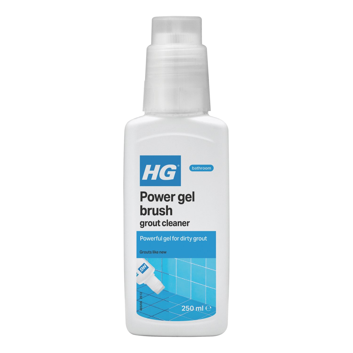 HG Power Gel Brush Grout Cleaner 250ml (206CX)