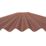 Corrugated Bitumen Roof Sheet Red 2000mm x 2.2mm x 930mm 5 Pack