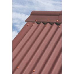 Corrugated Bitumen Roof Sheet Red 2000mm x 2.2mm x 930mm 5 Pack