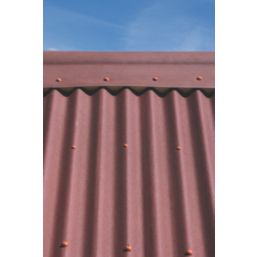 Corrugated Bitumen Roof Sheet Red 2000mm x 2.2mm x 930mm 5 Pack