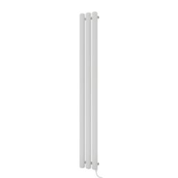 Ximax Erupto 600W Electric Designer Radiator 1800mm x 210mm White 2048BTU