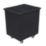 Essentials  Storage Container Black 135Ltr