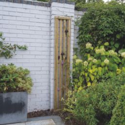 Forest   Trellis Garden Screen 1' x 6' 5 Pack