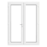Crystal  White uPVC French Door Set 2055 x 1590mm