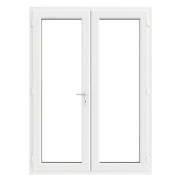 Crystal  White Double-Glazed uPVC French Door Set 2055mm x 1590mm