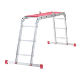 Werner  Aluminium 3.39m Combination Ladder With Platform