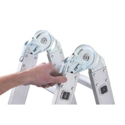 Werner  Aluminium 3.39m Combination Ladder With Platform