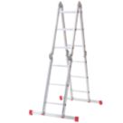 Werner  Aluminium 3.39m Combination Ladder With Platform