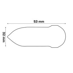 Bosch Expert AVZ 32 RT4 40-Grit Multi-Material Sanding Plate 32mm