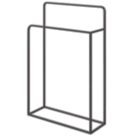 Elland Freestanding Double Towel Rail Black 600mm x 200mm x 900mm