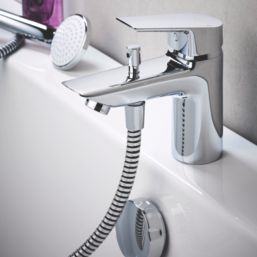 Ideal Standard Tesi Chrome 182mm Deck Mounted Single Control Manual Shower Mixer Tap