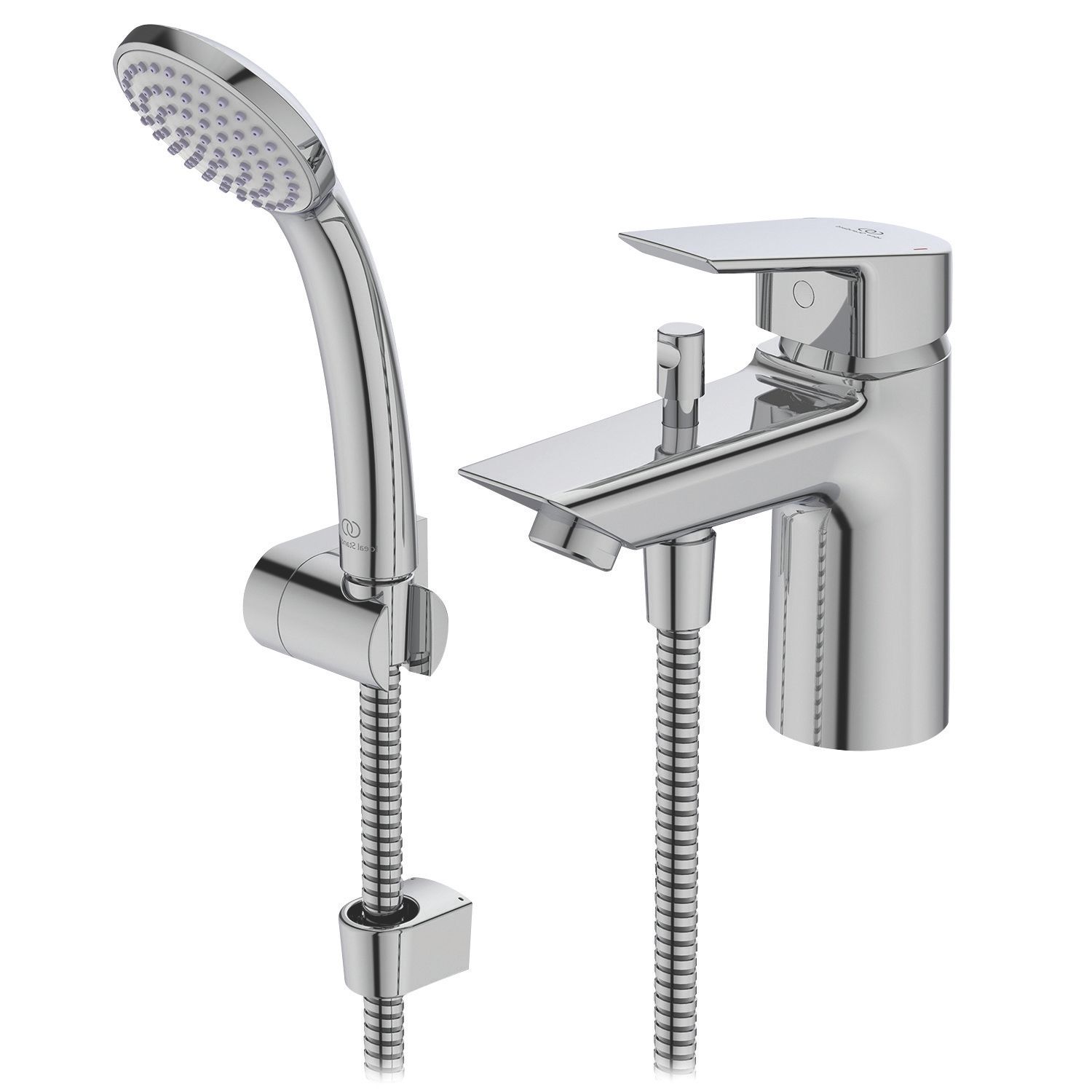 Ideal Standard Tesi Deck Mounted Bath Shower Mixer Chrome (206RJ)