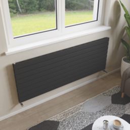 Ximax Oceanus 595mm x 1600mm 5010BTU Anthracite Horizontal Designer Radiator