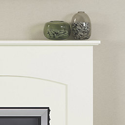 Be Modern Bradshaw Electric Fireplace White 1070mm x 330mm x 1030mm