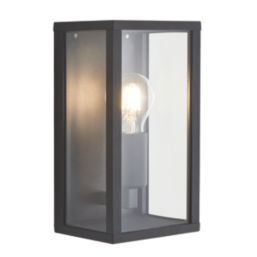Zink Chinon Outdoor Wall Light Fitting Black