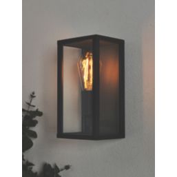 Zink Chinon Outdoor Wall Light Fitting Black