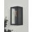 Zink Chinon Outdoor Wall Light Fitting Black