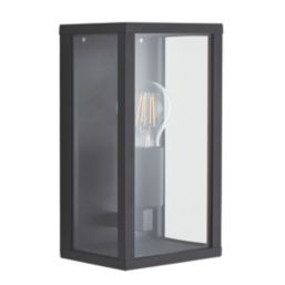 Zink Chinon Outdoor Wall Light Fitting Black