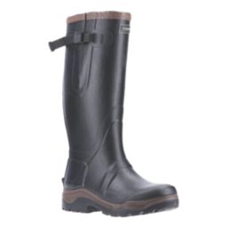 Cotswold Compass Neoprene Rubber Size 11 Black Non Safety Wellies Screwfix