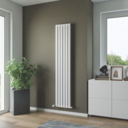 Ximax George Twist 1800mm x 350mm 3901BTU White Vertical Designer Radiator