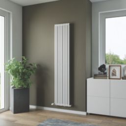 Ximax George Twist 1800mm x 350mm 3901BTU White Vertical Designer Radiator
