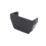 FloPlast  Square Internal Stop End Black 114mm