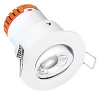 Enlite E5 Adjustable  Fire Rated LED Downlight White 4.5W 440lm