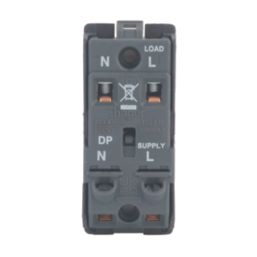 Hager Sollysta WMGSDP2/WM 20A Grid 2-Pole Washing Machine Switch White