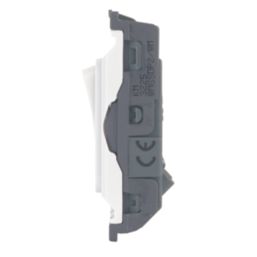 Hager Sollysta WMGSDP2/WM 20A Grid 2-Pole Washing Machine Switch White