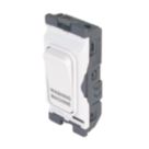 Hager Sollysta WMGSDP2/WM 20A Grid 2-Pole Washing Machine Switch White