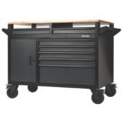 Bunker  14-Drawer Multi-Functional Workbench Roller Tool Cabinet Grey